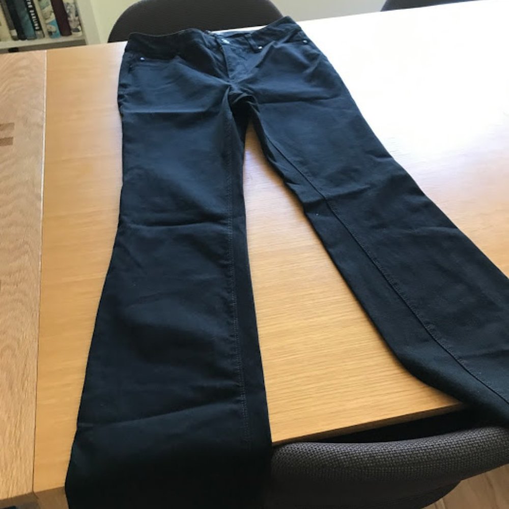 White House Black Market black skinny flare pants